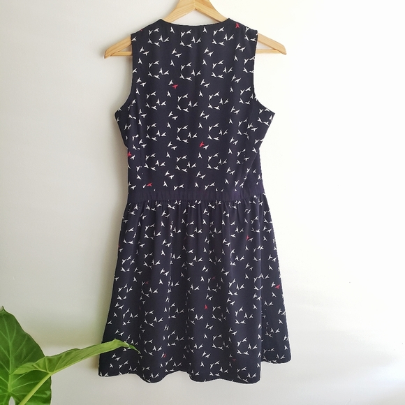 MANGO Dress Sleveless Summer Blue size M - Picture 5 of 6